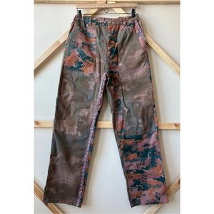 Anthropologie Pilcro The Roamer Camo Flory Double Knee Pants Size 30 Tall